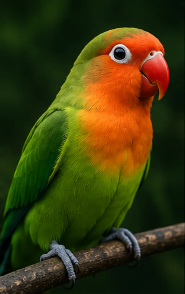 Peach-faced lovebird